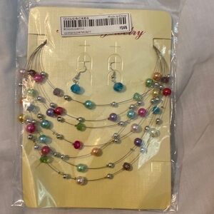 Beaded jewelry set